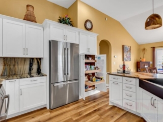 pantries, storage, kitchens