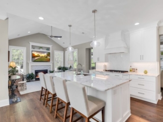kitchens, backsplashes, countertops, islands, floors