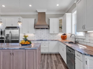 kitchens, backsplashes, countertops, islands, floors