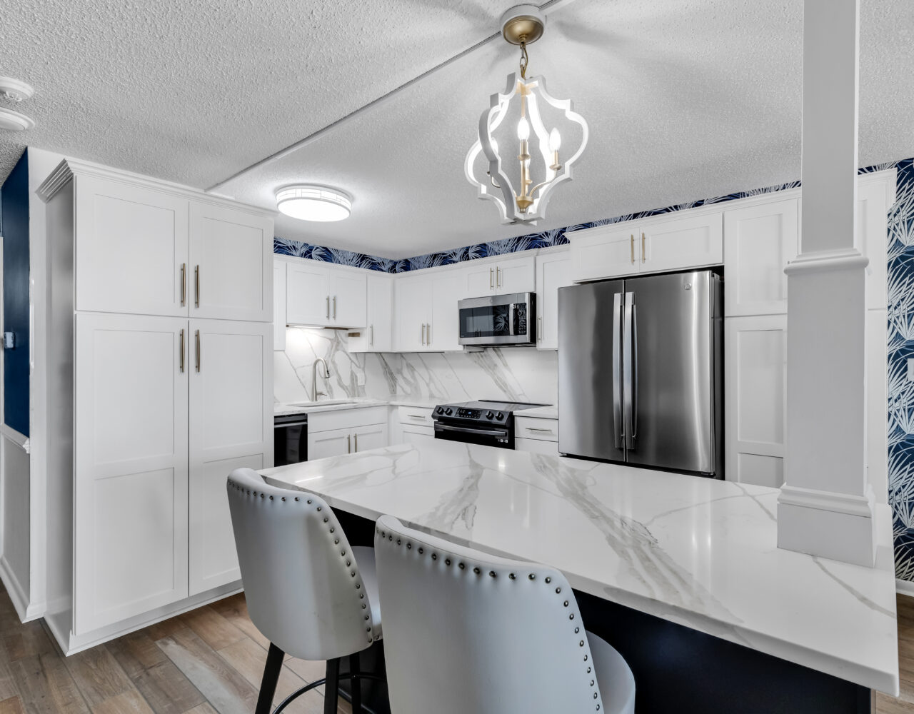 Traditional Coastal Kitchen Remodel in Garden City, SC by The Cabinet Market project photo