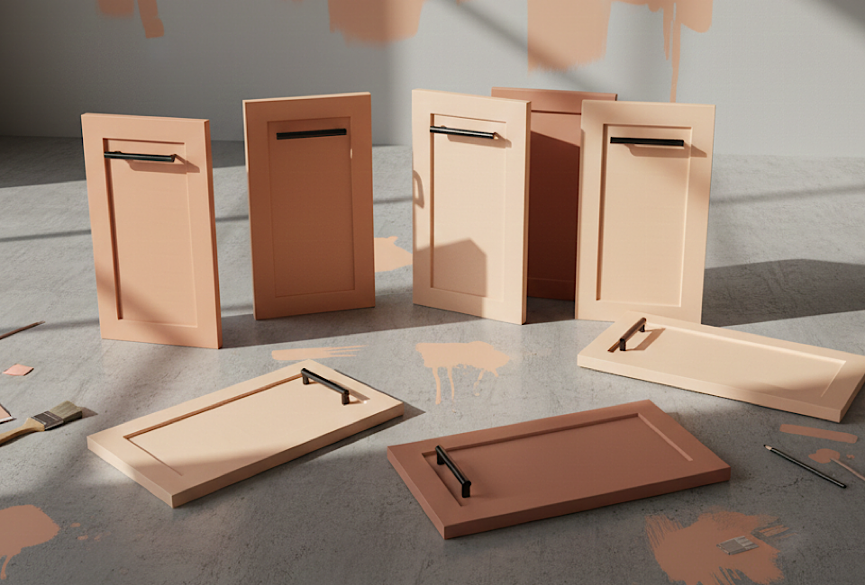 Peach Color Samples for Kitchen Cabinets in Myrtle Beach