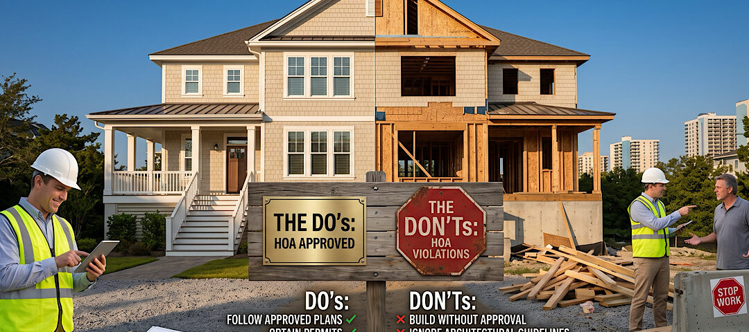 The Do's and Don'ts in an HOA Community for Home Remodeling in Myrtle Beach