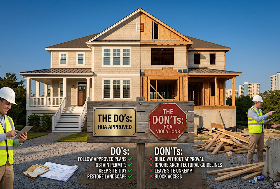 The Do's and Don'ts in an HOA Community for Home Remodeling in Myrtle Beach